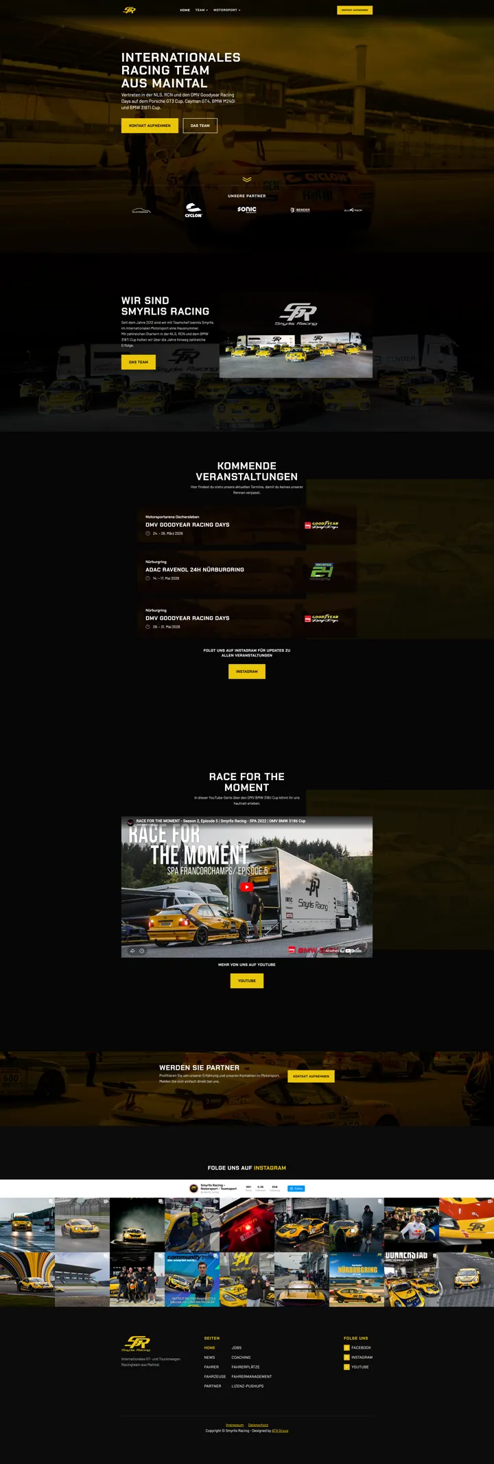 Website von Smyrlis Racing